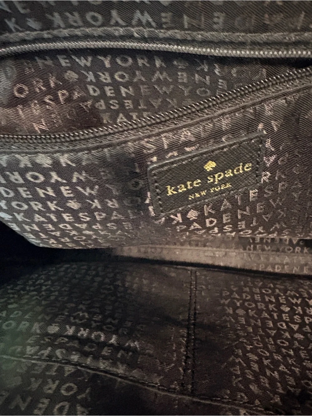 Kate Spade Classic Black Structured Satchel Handbag